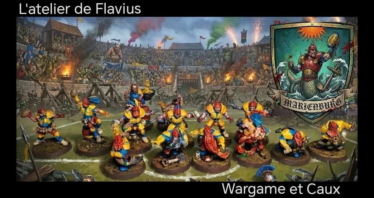 🏈 Les Marienburg Merchant Mariners (M3) Bloodbowl alliance humain - Image 1